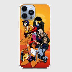 Чехол для iPhone 13 Pro Max с принтом Cowboy All в Петрозаводске,  |  | corgi | cowboy bebop | ed | edd | edward | edward wong | ein | fei | fei valentain | jet | jet black | spike | spike spiegel | аниме | боевик | вестер | детектив | джет | джет блэк | ед | ен | иен | ковбой бибоп | корги | космический | манга | спайк | спа