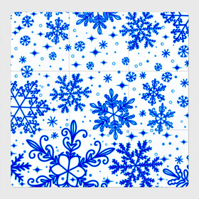 Магнитный плакат 3Х3 с принтом Белая Зима в Петрозаводске, Полимерный материал с магнитным слоем | 9 деталей размером 9*9 см | Тематика изображения на принте: christmas | cold | happy new year | ice | merry christmas | new year | snow | snowflakes | winter | голубые снежинки | декабрь | зима | зимний орнамент | зимний узор | кристаллы | новогодний принт | новый год | подарок | природа | рождество