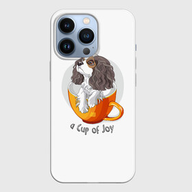 Чехол для iPhone 13 Pro с принтом Кавалер Кинг Чарльз Спаниель в Петрозаводске,  |  | dog spa | king charles spaniel | английский спаниель | год собаки | друг человека | животное | зверь | кавалер спаниель | кинг чарльз спаниель | кинолог | кокер спаниель | охотничья собака | пёс