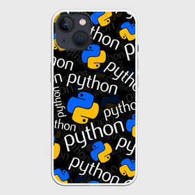 Чехол для iPhone 13 с принтом PYTHON   ПАЙТОН   ПИТОН   УЗОР в Петрозаводске,  |  | Тематика изображения на принте: big data | hacker | it | pattern | python | snake | айти | база данных | взлом | змея | искусственный интелект | кодер | нейросети | пайтон | питон | прогер | программирование | программист | разработчик | узор | хакер