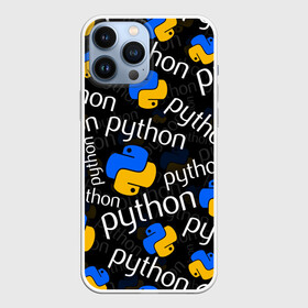 Чехол для iPhone 13 Pro Max с принтом PYTHON   ПАЙТОН   ПИТОН   УЗОР в Петрозаводске,  |  | Тематика изображения на принте: big data | hacker | it | pattern | python | snake | айти | база данных | взлом | змея | искусственный интелект | кодер | нейросети | пайтон | питон | прогер | программирование | программист | разработчик | узор | хакер