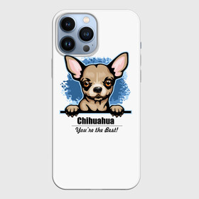 Чехол для iPhone 13 Pro Max с принтом Собачка Чихуахуа в Петрозаводске,  |  | animal | chihuahua | dog | год собаки | друг человека | животное | зверь | карликовая собачка | карманная собачка | кинолог | маленькая собака | пёс | пёсик | собака чихуахуа | собаковод | четвероногий