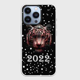 Чехол для iPhone 13 Pro с принтом New Year Immortal Tiger в Петрозаводске,  |  | 2022 | 22 | christmas | claus | deer | frost | immortal | new | santa | second | snow | spruce | symbol | team | three | tiger | tree | twenty | winter | year | второй | год | года | двадать | дед | елка | ель | зима | клаус | мороз | нового