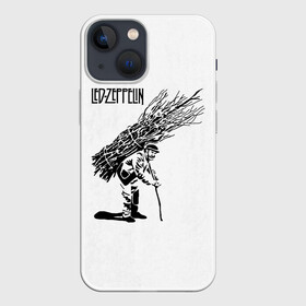 Чехол для iPhone 13 mini с принтом Led Zeppelin IV в Петрозаводске,  |  | led | led zep | led zeppelin | ledzep | lz | zoso | белая | джимми пейдж | джон генри бонэм | джон пол джонс | зосо | лед зепелен | лед зеппелин | ледзепелен | ледзеппелин | роберт плант | рок группа | четвертый альбом