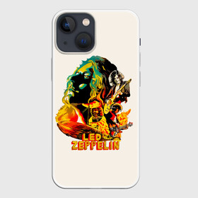 Чехол для iPhone 13 mini с принтом Группа Led Zeppelin арт в Петрозаводске,  |  | led | led zep | led zeppelin | ledzep | lz | zoso | джимми пейдж | джон генри бонэм | джон пол джонс | зосо | лед зепелен | лед зеппелин | ледзепелен | ледзеппелин | роберт плант | рок группа