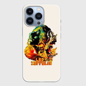 Чехол для iPhone 13 Pro с принтом Группа Led Zeppelin арт в Петрозаводске,  |  | led | led zep | led zeppelin | ledzep | lz | zoso | джимми пейдж | джон генри бонэм | джон пол джонс | зосо | лед зепелен | лед зеппелин | ледзепелен | ледзеппелин | роберт плант | рок группа