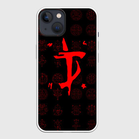 Чехол для iPhone 13 с принтом Символ палача рока | Doom в Петрозаводске,  |  | doom | doom eternal | doom slayer | rune | runes | runes doom | дум | палач рока | руна | руны | символ | символы