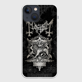 Чехол для iPhone 13 mini с принтом MAYHEM   A Season In Blasphemy в Петрозаводске,  |  | a season in blasphemy | black metal | mayhem | блэкметал | группа | мейхем | метал | рок