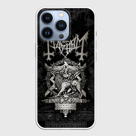 Чехол для iPhone 13 Pro с принтом MAYHEM   A Season In Blasphemy в Петрозаводске,  |  | a season in blasphemy | black metal | mayhem | блэкметал | группа | мейхем | метал | рок
