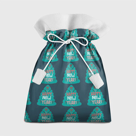 Подарочный 3D мешок с принтом Ёлки елки в Петрозаводске, 100% полиэстер | Размер: 29*39 см | Тематика изображения на принте: елка | новый год | поздравление | рождество | цитата