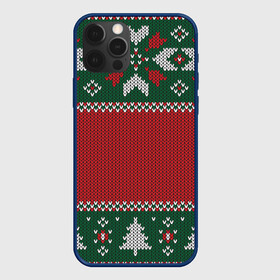 Чехол для iPhone 12 Pro Max с принтом Knitted Christmas Pattern в Петрозаводске, Силикон |  | background | christmas | holiday | knitted | knitted pattern | pattern | trees | winter | вязаный | вязаный узор | елки | зима | праздник | рождество | узор | фон