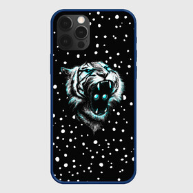 Чехол для iPhone 12 Pro Max с принтом Личина Тигра в Петрозаводске, Силикон |  | blue | christmas | eyes | face | glow | mask | muzzle | new | snow | symbol | tiger | winter | year | глаза | год | года | зима | лицо | личина | маска | нового | новый | рождество | свечение | символ | синее | снег | тигр | тигра