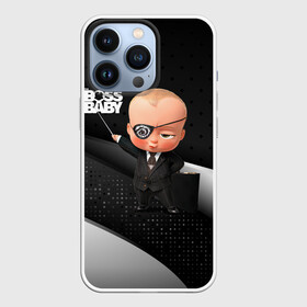 Чехол для iPhone 13 Pro с принтом Босс с пиратской повязкой в Петрозаводске,  |  | baby | boss | boss baby | босс | босс молокосос | маленький босс | малыш | мальчик | молокосос | ребенок