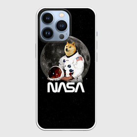 Чехол для iPhone 13 Pro с принтом Доги Космонавт (Мем Наса) Doge в Петрозаводске,  |  | doge | earth | mars | meme | moon | nasa | space | star | usa | америка | гагарин | доги | животные | звезда | земля | корги | космонавт | космос | луна | марс | мем | наса | планета | прикол | собака | сша | флаг