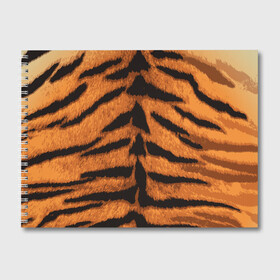 Альбом для рисования с принтом ТИГРИНАЯ ШКУРА в Петрозаводске, 100% бумага
 | матовая бумага, плотность 200 мг. | Тематика изображения на принте: 2022 | christmas | merry | new | tiger | year | год | животные | новый | рождество | текструа | тигр | тигра | тигриная | тигровая | шерсть