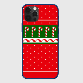 Чехол для iPhone 12 Pro Max с принтом ЛЕДЕНЦЫ НОВОГОДНИЕ в Петрозаводске, Силикон |  | 2020 | 2021 | christmas | merry | леденец | нг | новогодний | новый год | рождество | свитер | узоры