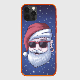 Чехол для iPhone 12 Pro с принтом САНТА ХИПСТЕР | SANTA HIPSTER в Петрозаводске, силикон | область печати: задняя сторона чехла, без боковых панелей | Тематика изображения на принте: 2022 | bad | christmas | cold | dab | dub | hipster | klaus | merry | new | santa | snow | winter | year | год | даб | зима | клаус | мороз | новый | рождество | санта | снег | тигр | тигра | хипстер | холод