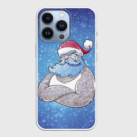 Чехол для iPhone 13 Pro с принтом BAD SANTA | ПЛОХОЙ САНТА в Петрозаводске,  |  | 2022 | bad | christmas | cold | hipster | klaus | merry | new | santa | snow | winter | year | год | дед | зима | клаус | мороз | новый | рождество | санта | снег | хипстер | холод