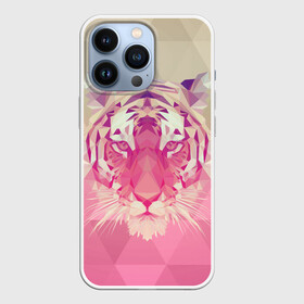 Чехол для iPhone 13 Pro с принтом Тигр лоу поли в Петрозаводске,  |  | low poly | tiger | восточный тигр | год тигра | кошка | лоу поли | тигр | тигренок | хищник