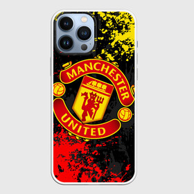 Чехол для iPhone 13 Pro Max с принтом MANCHESTER UNITED, БРЫЗГИ КРАСОК в Петрозаводске,  |  | fc | fcmu | football | football club | manchester united | red devils | sport | брызги красок | красные дьяволы | манчестер юнайтед | спорт | фк | фкмю | футбол | футбольный клуб