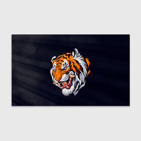 Бумага для упаковки 3D с принтом Саблезубый тигр (голова) в Петрозаводске, пластик и полированная сталь | круглая форма, металлическое крепление в виде кольца | tiger | восточный тигр | год тигра | голова | кошка | саблезубый | тигр | тигренок | хищник