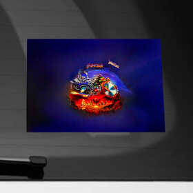 Наклейка на автомобиль с принтом Painkiller   Judas Priest в Петрозаводске, ПВХ |  | Тематика изображения на принте: judas priest | альбом | гленн типтон | джудас прист | йен хилл | ричи фолкнер | роб хэлфорд | рок группа | скотт трэвис | хэвиметалгруппа
