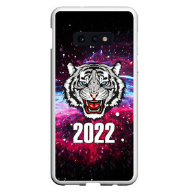 Чехол для Samsung S10E с принтом ЧЁРНЫЙ ТИГР НОВЫЙ ГОД 2022   GRAY TIGER NEW YEAR в Петрозаводске, Силикон | Область печати: задняя сторона чехла, без боковых панелей | Тематика изображения на принте: 2022 | beast | merry christmas | new year | red bow | santa hat | snow | tiger | winter | winter is coming | year of the tiger | год тигра | дед мороз | животные | звери | зверь | зима | зима 2022 | зима близко | новог | новогодни