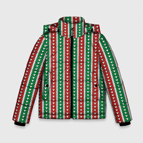 Зимняя куртка для мальчиков 3D с принтом Knitted Pattern в Петрозаводске, ткань верха — 100% полиэстер; подклад — 100% полиэстер, утеплитель — 100% полиэстер | длина ниже бедра, удлиненная спинка, воротник стойка и отстегивающийся капюшон. Есть боковые карманы с листочкой на кнопках, утяжки по низу изделия и внутренний карман на молнии. 

Предусмотрены светоотражающий принт на спинке, радужный светоотражающий элемент на пуллере молнии и на резинке для утяжки | christmas | knitted pattern | new year | pattern | texture | вязаный узор | новый год | паттерн | рождество | текстура | узор