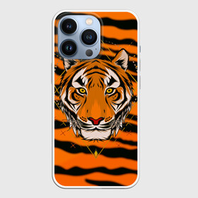 Чехол для iPhone 13 Pro с принтом Тигр настоящий хищник в Петрозаводске,  |  | tiger | восточный тигр | год тигра | кошка | тигр | тигренок | хищник