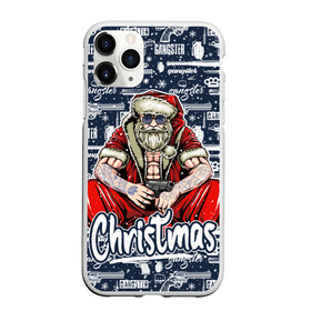 Чехол для iPhone 11 Pro матовый с принтом Гангстер Санта Клаус   Santa Claus Gangster в Петрозаводске, Силикон |  | christmas | бита | гангстер | дед мороз | кастет | новый год | нож | оружие | пистолет | рождество | санта | снежинка