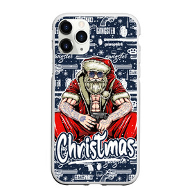 Чехол для iPhone 11 Pro матовый с принтом Гангстер Санта Клаус   Santa Claus Gangster в Петрозаводске, Силикон |  | Тематика изображения на принте: christmas | бита | гангстер | дед мороз | кастет | новый год | нож | оружие | пистолет | рождество | санта | снежинка