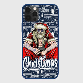 Чехол для iPhone 12 Pro Max с принтом Гангстер Санта Клаус   Santa Claus Gangster в Петрозаводске, Силикон |  | Тематика изображения на принте: christmas | бита | гангстер | дед мороз | кастет | новый год | нож | оружие | пистолет | рождество | санта | снежинка