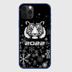 Чехол для iPhone 12 Pro Max с принтом Новогодний тиг 2022 со снежинками. в Петрозаводске, Силикон |  | 2022 | merry christmas | год тигра | нг | новогодний тигр | новогодняя символика | новый год | рождество | символ 2022 года | снежинки | тигр