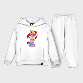 Детский костюм хлопок Oversize с принтом Хвост Люси в Петрозаводске,  |  | cat | fairy tail | happy cat | lucy heartfilia | manga | ova | кот | люси хартфилия | манга | ова | счастливый кот | хвост феи