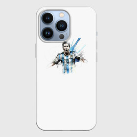 Чехол для iPhone 13 Pro с принтом Messi Argentina Team в Петрозаводске,  |  | Тематика изображения на принте: argentina | messi | лионель месси | месси аргентина | сборная аргентины | футбол