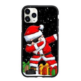 Чехол для iPhone 11 Pro матовый с принтом SANTA, DAB в Петрозаводске, Силикон |  | 2021 | 2022 | bad | christmas | dab | happy | merry | merry christmas | new year | santa | snow | sweater | ugly christmas | winter | деб | дэб | зима | новогодний | новогодняя | новый год | рождественский | рождественский свитер | рождеств