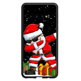 Чехол для Samsung Galaxy S10 с принтом SANTA, DAB в Петрозаводске, Силикон | Область печати: задняя сторона чехла, без боковых панелей | Тематика изображения на принте: 2021 | 2022 | bad | christmas | dab | happy | merry | merry christmas | new year | santa | snow | sweater | ugly christmas | winter | деб | дэб | зима | новогодний | новогодняя | новый год | рождественский | рождественский свитер | рождеств