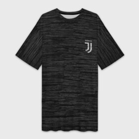 Платье-футболка 3D с принтом Juventus Asphalt theme в Петрозаводске,  |  | juventus | италия | лига чемпионов | серия а | старая синьора | футбол | юве | ювентус