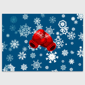 Поздравительная открытка с принтом ЗИНИИ ПЕРЧАТКИ ОТ ХОЛОДА в Петрозаводске, 100% бумага | плотность бумаги 280 г/м2, матовая, на обратной стороне линовка и место для марки
 | Тематика изображения на принте: blue | cold | from | gloves | ice | new | red | snow | snowflakes | winter | year | год | зима | зинии | красный | лед | новый | от | перчатки | синий | снег | снежинки | холод | холода