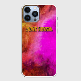 Чехол для iPhone 13 Pro Max с принтом Color Smoke | Duke Nukem в Петрозаводске,  |  | Тематика изображения на принте: 2000 | duke nukem | dukenuken | logo | old scool | old skool | oldscool | oldskool | todd replogle | дюк нюкем | дюкнюкем | игра | лого | логотип | олд скулл | олдскул | олдскулл | постапокалипсис | старые игры | стрелялка | тодд риплогл | цру