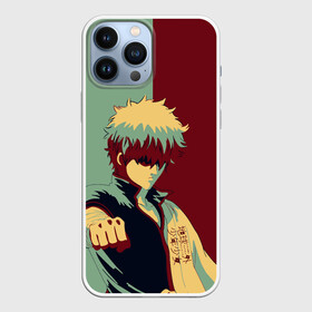 Чехол для iPhone 13 Pro Max с принтом Гинтама Gintama в Петрозаводске,  |  | Тематика изображения на принте: gintama | аниме | гинтама | иероглифы | китайский