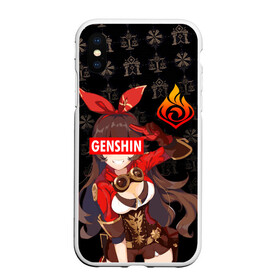 Чехол для iPhone XS Max матовый с принтом GENSHIN IMPACT EMBER ГЕНШИН ИМПАКТ ЭМБЕР в Петрозаводске, Силикон | Область печати: задняя сторона чехла, без боковых панелей | Тематика изображения на принте: anime | character | game | genshin impact | аниме | геншин импакт | игра | персонаж | персонажи