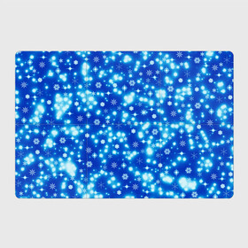 Магнитный плакат 3Х2 с принтом Сверкающие снежинки в Петрозаводске, Полимерный материал с магнитным слоем | 6 деталей размером 9*9 см | Тематика изображения на принте: blue | christmas | cold | ice | new year | snow | snowflakes | stars | winter | блеск | звезды | зима | зимний орнамент | иней | космические снежинки | кристаллы | лед | мороз | новогодний узор | новый год | подарок | рождество