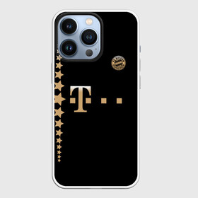 Чехол для iPhone 13 Pro с принтом Bayern Lewandowski Black Theme в Петрозаводске,  |  | bavaria | bayern | lewandowski | бавария | германия | левандовски | лига чемпионов | мюнхен | польша | футбол