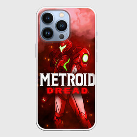 Чехол для iPhone 13 Pro с принтом Red Smoke | Metroid Dread в Петрозаводске,  |  | game | logo | mercurysteam | metroid dread | metroid fusion | red smoke | игра | компьютерная игра | лого | логотип | метроид дреад | мэтройдо дореддо | эмблема