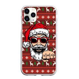 Чехол для iPhone 11 Pro матовый с принтом Bad Santa Плохой Санта в Петрозаводске, Силикон |  | Тематика изображения на принте: 2022 | год тигра | новый год | новый год 2022 | символ года | тигр | тигренок | тигрица | тигры