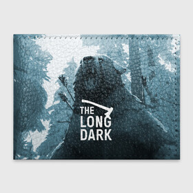 Обложка для студенческого билета с принтом The Long Dark (медведь) в Петрозаводске, натуральная кожа | Размер: 11*8 см; Печать на всей внешней стороне | the long dark | выживание | выживший | долгая тьма | зима | игры | лес | медведь | топор