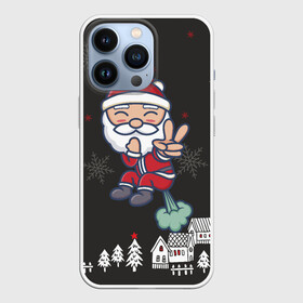 Чехол для iPhone 13 Pro с принтом Плохой Санта 2022 Bad Santa в Петрозаводске,  |  | Тематика изображения на принте: 2022 | год тигра | новый год | новый год 2022 | символ года | тигр | тигренок | тигрица | тигры