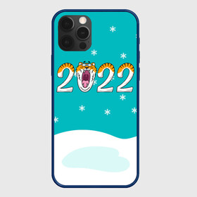Чехол для iPhone 12 Pro Max с принтом Надпись 2022 Новый год в Петрозаводске, Силикон |  | 2022 | год тигра | новый год | новый год 2022 | символ года | тигр | тигренок | тигрица | тигры