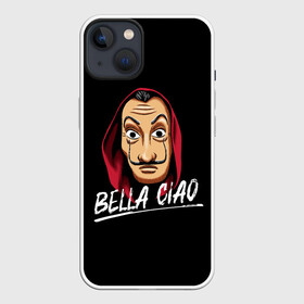 Чехол для iPhone 13 с принтом БУМАЖНЫЙ ДОМ LA CASA DE PAPEL BELLA CIAO в Петрозаводске,  |  | bella ciao | la casa de papel | бумажный дом | ла каса де | ла каса де папель | ла каса де пепел | лакаса | сериал | фильм